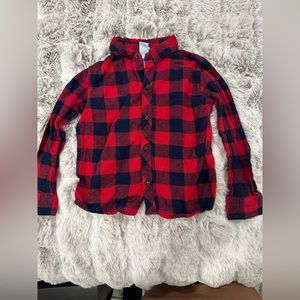 Toddler Boys Button Down Flannel